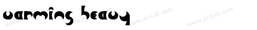 VARMING Heavy字体转换